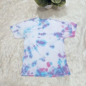 Custom upcycled tie dye t-shirt